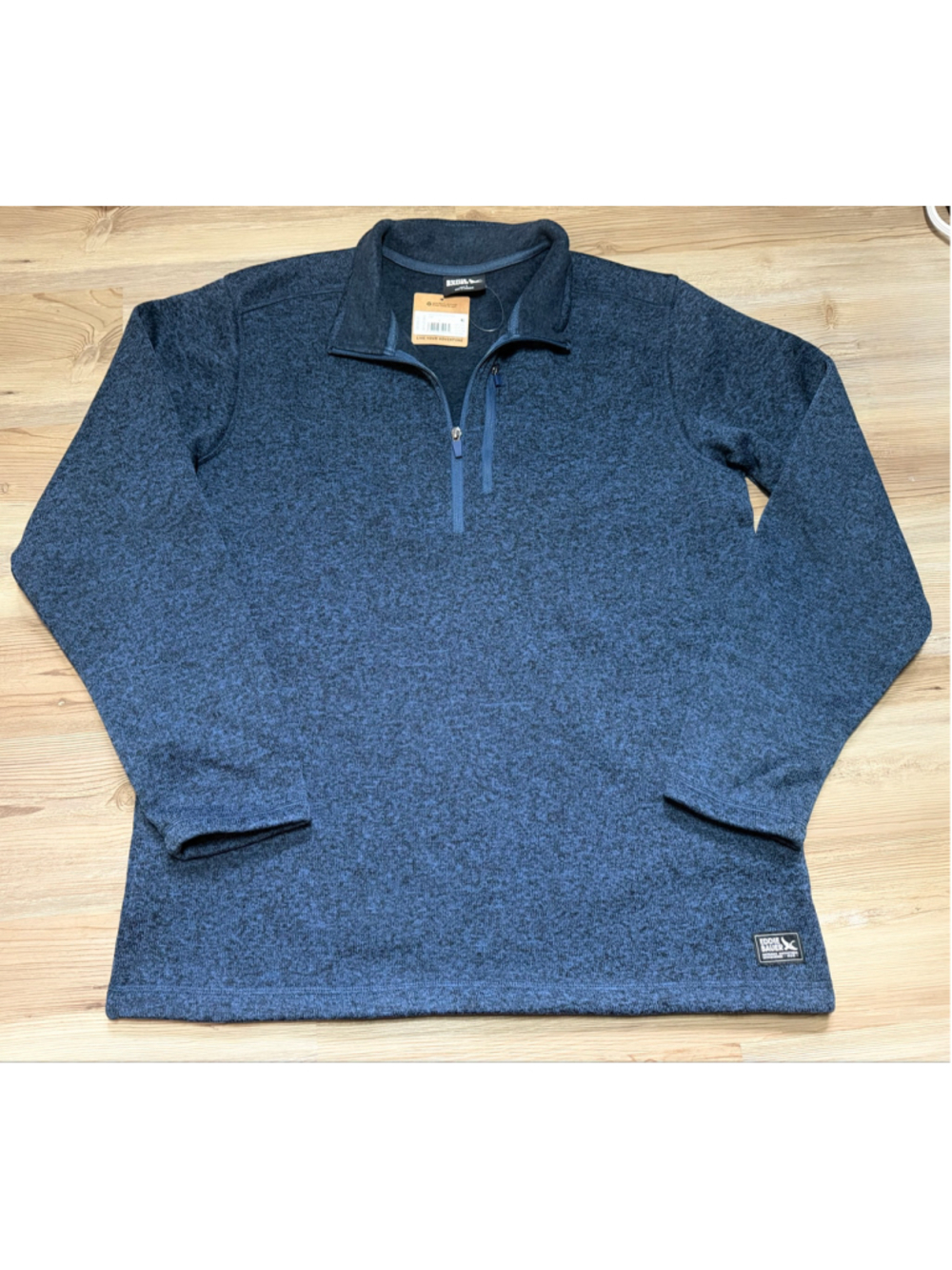 Men's Eddie Bauer 1/4 Zip Up Sweater Size L